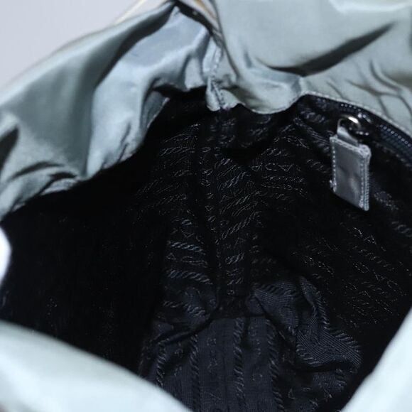 Prada Tessuto Grey Synthetic Shoulder Bag (Pre-Owned) - Picture 16 of 16